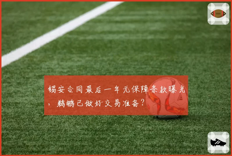 锡安合同最后一年无保障条款曝光,鹈鹕已做好交易准备?